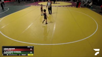 45 lbs Finals (8 Team) - John Kremer, Worthington vs Alexander Norberg, Grand Rapids