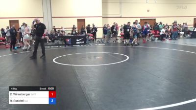 48 kg Rnd Of 64 - Chase Wirnsberger, Buffalo Valley Regional Training Center vs Robert Ruscitti, Illinois