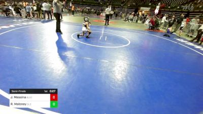 60 lbs Semifinal - Johnny Messina, Buxton (NJ) vs Russell Maloney, Old Bridge