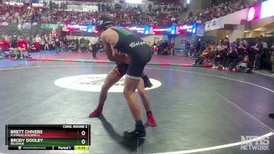 AA - 145 lbs Cons. Round 2 - Brett Chivers, Flathead (Kalispell) vs Brody Dooley, Belgrade