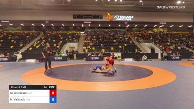 50 kg Consi Of 8 #2 - Mariah Anderson, Air Force Regional Training Center vs Nyla Valencia, Titan Mercury Wrestling Club (TMWC)