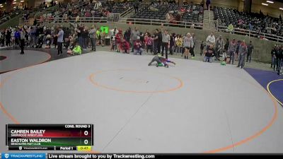 83 lbs Cons. Round 3 - Easton Waldron, Deschutes Mat Club vs Camren Bailey, Sherwood Wrestling