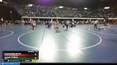 86 lbs Cons. Round 2 - Alexander Keyes, Moyer Elite Wrestling vs Rydge Sterna, Iowa