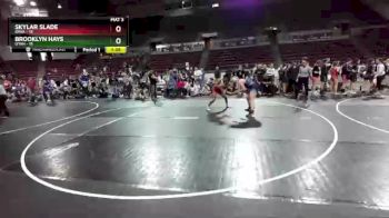 W-152 lbs Quarters & 1st Wb (16 Team) - Skylar Slade, Iowa vs Brooklyn Hays, Utah