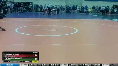 3 - 132 lbs Cons. Round 3 - Landon Yoder, Fort Defiance HS vs Zachary Rasnake, Abingdon