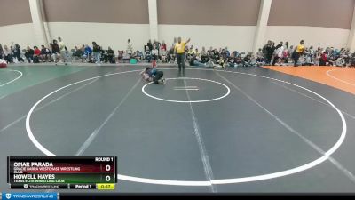 109-111 lbs Round 1 - Howell Hayes, Texas Elite Wrestling Club vs Omar Parada, Gracie Barra Westchase Wrestling Club