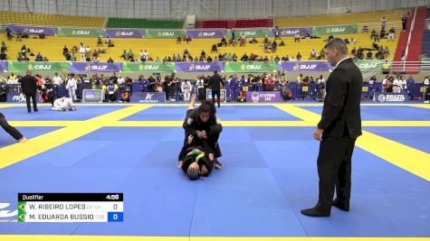 WANESSA RIBEIRO LOPES vs MARIA EDUARDA BUSSIOLI 2024 Brasileiro Jiu-Jitsu IBJJF