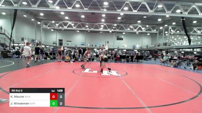 102 lbs Rr Rnd 3 - Karl Maurer, Este Built WC vs John Winseman, Superior Wrestling Academy