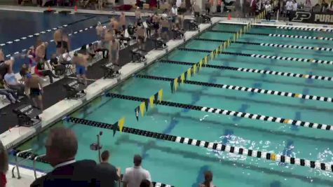 Purdue Invite, Men 100 Fly D Final