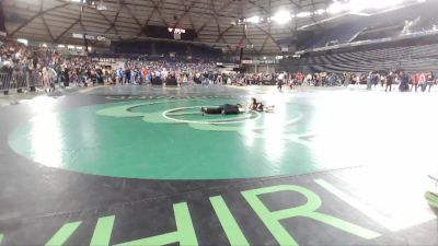 49 lbs Champ. Round 1 - Ava Gallardo, Olympia Wrestling Club vs Israel Valencia, Moses Lake Wrestling Club