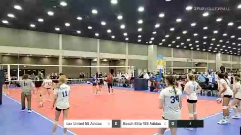 Lex United 55 Adidas vs Beach Elite 15B Adidas - 2022 JVA World Challenge presented by Nike - Expo Only