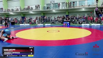 55kg Champ. Round 2 - Kade Linford, Medicine Hat WC vs Federico Ortencio, Team Impact WC