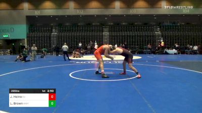 285 lbs Prelims - Jere Heino, Campbell vs Landon Brown, Western Wyoming