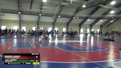 149 lbs Cons. Round 3 - Josh Howey, Unattached vs Gannon Jaquay, Edinboro-Unattached