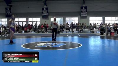 165 lbs Cons. Round 1 - Mitchell Arch, Case Western Reserve University vs Keringten Martin, Defiance Collge