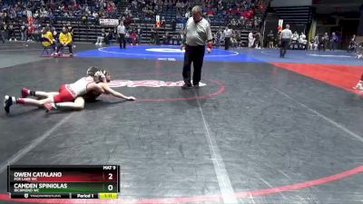 93 lbs Cons. Round 3 - Camden Spiniolas, Richmond WC vs Owen Catalano, Fox Lake WC