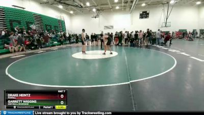 138A Champ. Round 1 - Garrett Wiggins, Greybull/Riverside vs Drake Heintz, Powell