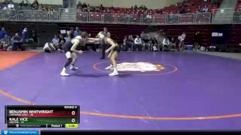 120 lbs Round 4 (8 Team) - Benjamin Whitwright, Cheyenne East vs Kale Vice, Gretna