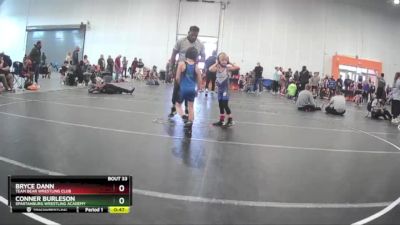 52 lbs Round 4 - Bryce Dann, Team Bear Wrestling Club vs Conner Burleson, Spartanburg Wrestling Academy