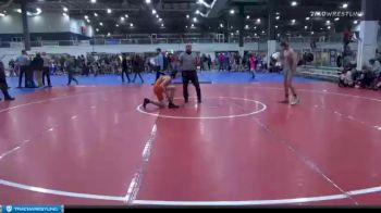 100 lbs Round 1 (6 Team) - Brayden Bunting, RAIDER NATION WC vs Taevin Hughey, BLACKHAWK WC