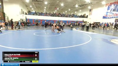 220 lbs 3rd Place Match - Demetri Smith, Mountain Home vs Malcolm Duthie, Post Falls