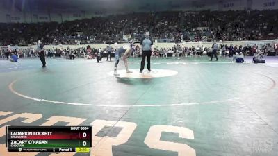 6A-157 lbs Quarterfinal - Zacary O`Hagan, Choctaw vs LaDarion Lockett, Stillwater