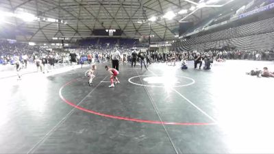 49 lbs Cons. Round 4 - DeAndre Romero, Victory Wrestling-Central WA vs Joseph Menia, Ascend Wrestling Academy