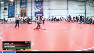 110 lbs Rd# 10- 4:00pm Saturday Final Pool - Emmitt Henley, VA Team Predator vs Landen Lage, USA Xtreme