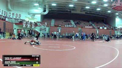 100 lbs Cons. Round 4 - Tate St. Laurent, Central Indiana Academy Of Wrestling vs Gavin Reed, Hybrid Wrestling Club