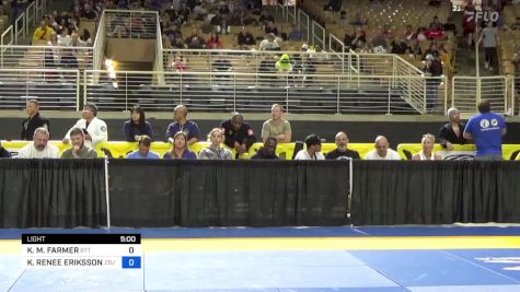 KIRSTEN M. FARMER vs KATHRYN RENEE ERIKSSON 2024 Pan Jiu Jitsu IBJJF Championship