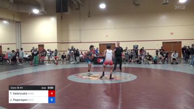 57 kg Cons 16 #1 - Ty Valenzuela, Morris Fitness Wrestling Club vs Jahryzen Pagaragan, Gold Rush Wrestling