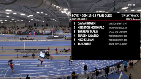 Youth Boys' 400m 15-18, Finals 12