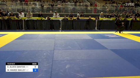 EDUARDA ALVES SANTOS vs MONA MAREE BAILEY 2024 Pan Jiu Jitsu IBJJF Championship