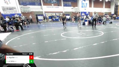 132 lbs Cons. Round 4 - Jeremy Ortiz, San Dimas vs Julian Aguilar, Eleanor Roosevelt