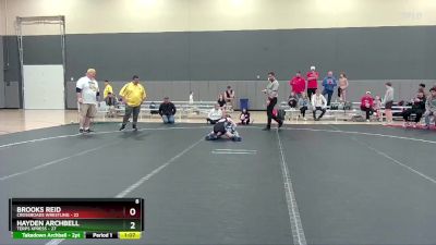 84 lbs Round 3 (6 Team) - Hayden Archbell, Terps Xpress vs Brooks Reid, Crossroads Wrestling