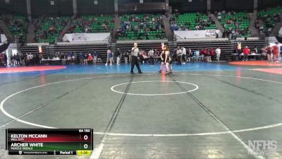 6A 150 lbs Champ. Round 1 - Kelton McCann, Pell City vs Archer White, Muscle Shoals