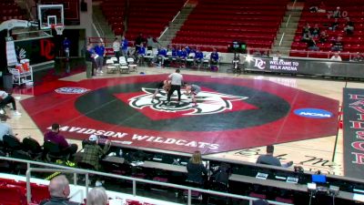 125 lbs Finals (2 Team) - Jeremiah Reno, Little Rock vs Trent Dominguez, Presbyterian College