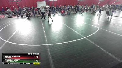 53 lbs Cons. Round 1 - Aaron Warner, Wisconsin vs Talon Spurley, RT Elite Wrestling