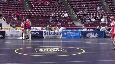 114 lbs Consi Of 16 #2 - Caiden Harbert, West Allegheny vs Travis Clawson, Penn Manor