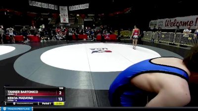 120 lbs Round 2 (16 Team) - Caleb Tatad, MDWA vs Jaiden Milan-Whitacre, CMWA