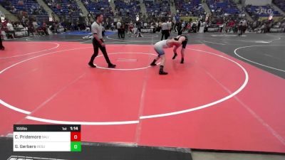 155 lbs Quarterfinal - Cory Pridemore, Salida Middle School vs Gunner Gerbers, Resurrection Christian School