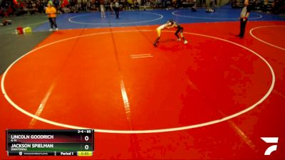 85 lbs Semifinal - Lincoln Goodrich, K-M vs Jackson Spielman, Owatonna