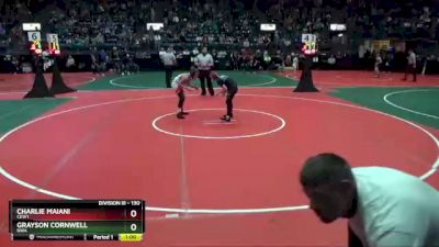 130 lbs Quarterfinal - Grayson Cornwell, DWA vs Charlie Maiani, CEW1