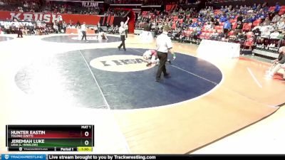 1A 190 lbs Quarterfinal - Hunter Eastin, Tolono (Unity) vs Jeremiah Luke, Lena (L.-Winslow)