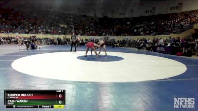 3A-215 lbs Quarterfinal - Kooper Doucet, Comanche vs Cash Waren, Perry