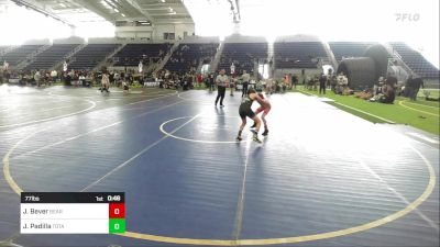 77 lbs Consolation - Jayce Bever, Bear Cave Wrestling Club vs Joel Padilla, Total Kaos