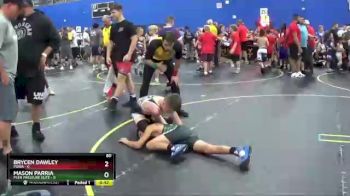 80 lbs Round 1 (6 Team) - Brycen Dawley, POWA vs Mason Parria, Peer Pressure Elite