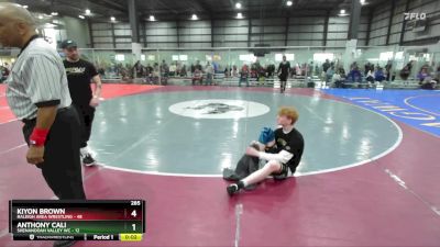 113 lbs Round 2 (4 Team) - Mac Johnson, COMBAT ATHLETICS vs Jimmy Araujo, NORTH CAROLINA WRESTLING FACTORY - BLUE