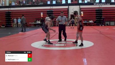 133 lbs Quarterfinal - Shane Metzler, Rutgers vs Joseph Heilmann, North Carolina