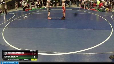 66 lbs Cons. Round 3 - Bryan Mecham, Cougars Wrestling vs Conner Christensen, JWC